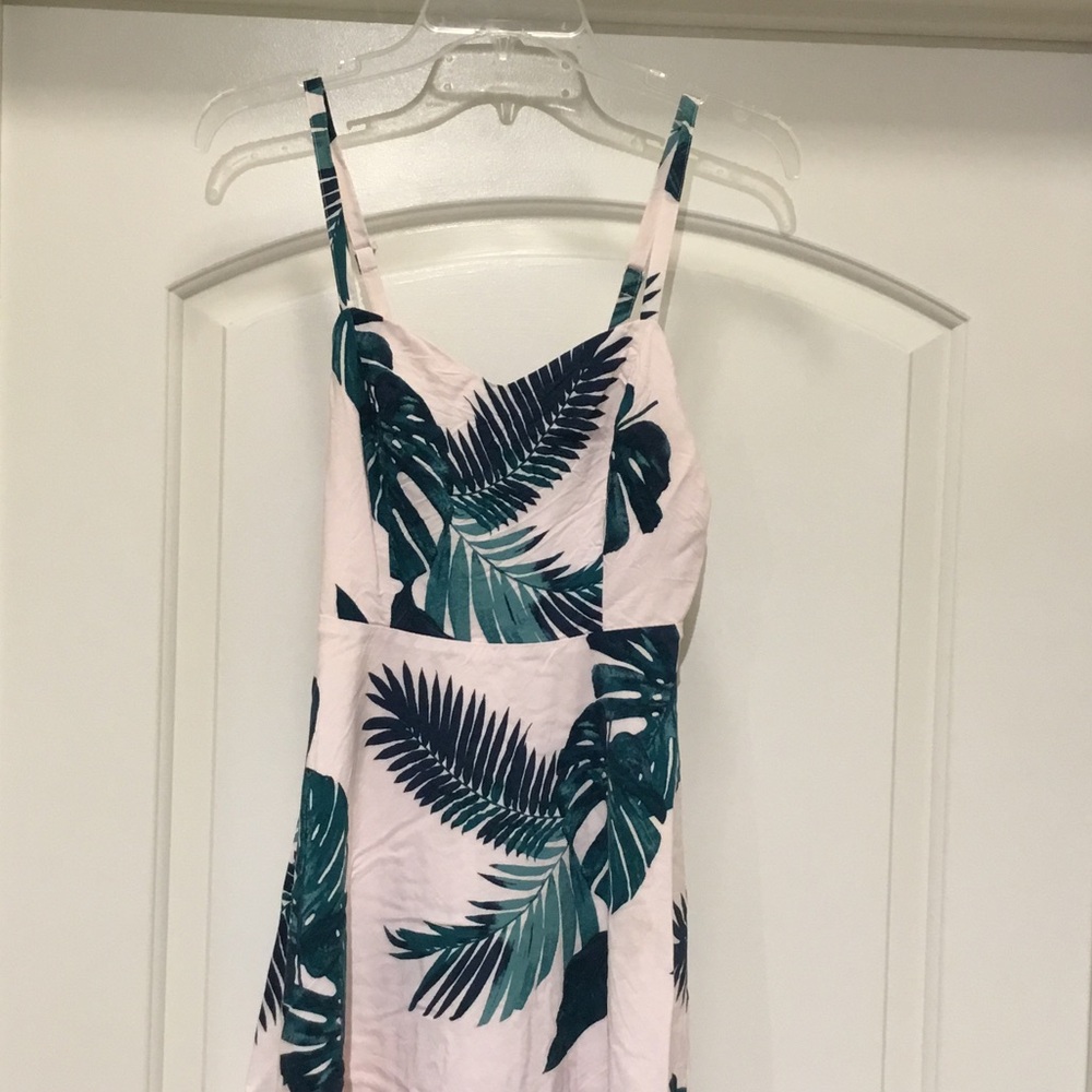 Old Navy Tropical Leaf Mini Dress